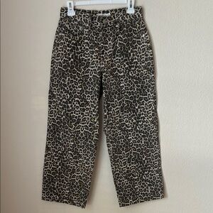 Glassons Leopard Print Straight Leg Jeans